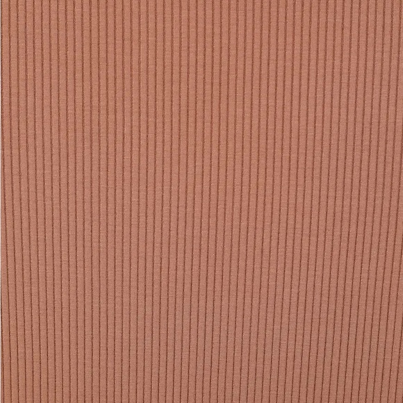 Lulus Sweet Season Tan Ribbed Mock Neck Bodycon Mini Dress Long Sleeve XS NWT - Picture 6 of 11